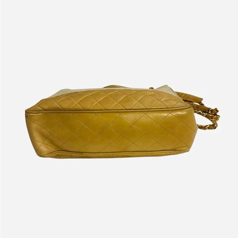 Chanel Chic Two-Tone Designer Tote Bag